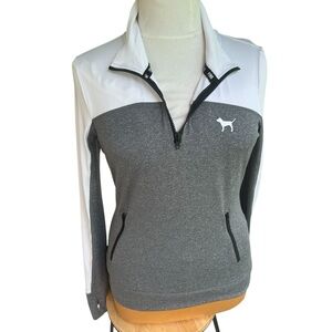 Victoria Secret Ultimate PINK Track Jacket Pull Over size Medium